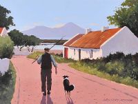 HEADING HOME, DUNDRUM, COUNTY DOWN by Gregory Moore at Ross's Online Art Auctions