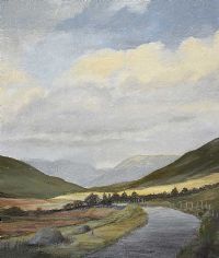 THE BEANNA BEOLA, CONNEMARA by Leila Webster at Ross's Online Art Auctions