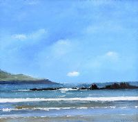 KILLAHOEY BEACH, DUNFANNAGHY by Sean Lorinyenko at Ross's Online Art Auctions