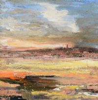 YELLOW LANDSCAPE by Henry McMahon at Ross's Online Art Auctions