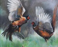 THE FIGHT by Tim Weatherhead at Ross's Online Art Auctions