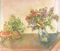 FLOWERING CURRANT by Stella Steyn at Ross's Online Art Auctions