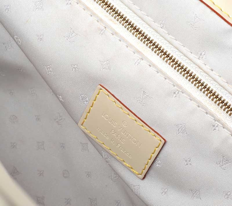 LOUIS VUITTON LIMITED EDITION OFF-WHITE RED TRIM AND DUST COVER BAG