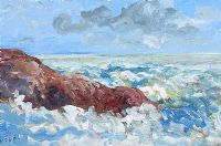 ROUGH SEAS by Rachel Grainger Hunt at Ross's Online Art Auctions