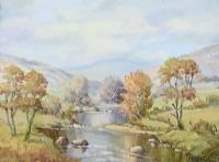 AUTUMN IN GLENSHESK, COUNTY ANTRIM by Robert T.  Cochrane at Ross's Online Art Auctions