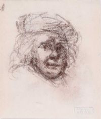 AFTER REMBRANDT SELF PORTRAIT by Stella Steyn at Ross's Online Art Auctions