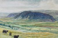 ABOVE MIDDLETON, TEESDALE by Coralie de Burgh Kinahan at Ross's Online Art Auctions