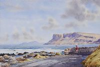EVENING FAIRHEAD, COUNTY ANTRIM by Aylmer E. Armstrong UWS at Ross's Online Art Auctions