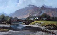 GRANGE IN BORROWDALE by Peter Symonds at Ross's Online Art Auctions
