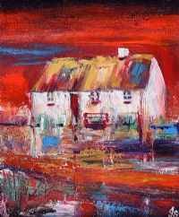 LAKELAND COTTAGE by John Stewart at Ross's Online Art Auctions