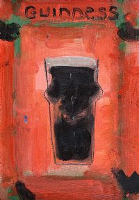 A PINT OF GUNNESS by David Johnston at Ross's Online Art Auctions