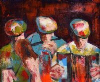 THREE PIECE TRAD SESSION by John Stewart at Ross's Online Art Auctions