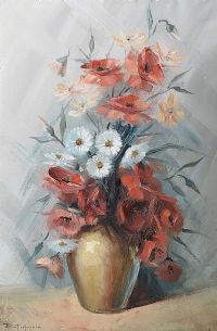 STILL LIFE, FLOWERS by Continental School at Ross's Online Art Auctions