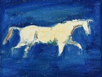 WHITE HORSE by Con Campbell at Ross's Online Art Auctions
