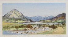 ERRIGAL & THE POISONED GLEN, DONEGAL by Robert Cresswell Boak ARCA at Ross's Online Art Auctions