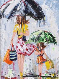 HAPPY SHOPPING, BELFAST by Lorna Millar at Ross's Online Art Auctions