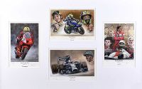 MOTOR SPORT HEROES by Stephen Doig at Ross's Online Art Auctions