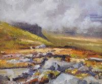 CUILCAGH MOUNTAIN by Jim Holmes at Ross's Online Art Auctions