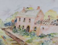 OLD RAILWAY STATION, LOUGH FOYLE by Jane Turner at Ross's Online Art Auctions