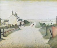 THE ROAD TO THE WINDMILL by Laurence Stephen Lowry RA at Ross's Online Art Auctions