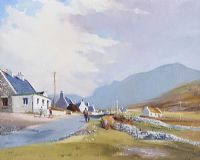 AFTERNOON IN ACHILL, DONEGAL by Leslie Nesbitt at Ross's Online Art Auctions