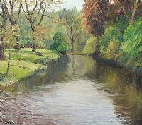LAGAN REFLECTIONS by Larry McIlwaine at Ross's Online Art Auctions
