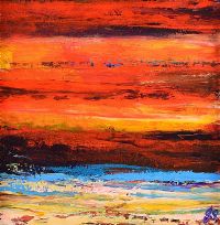 EARLY SUNSET by John Stewart at Ross's Online Art Auctions