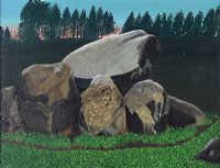 TWILIGHT AT THE GIANT'S RING by Dennis Kelly at Ross's Online Art Auctions