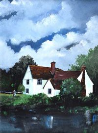COTTAGE AT FLATFORD MILL by Sean Lorinyenko at Ross's Online Art Auctions