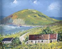 IRISH COTTAGES, DINGLE, COUNTY KERRY by Sean Lorinyenko at Ross's Online Art Auctions