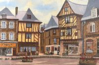 PLACE DE BOUFFAY, FRANCE by Allen M. Foye at Ross's Online Art Auctions