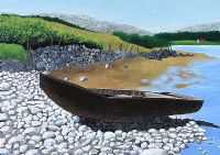ACHILL BOAT by Dennis Kelly at Ross's Online Art Auctions