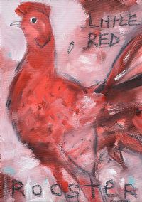 LITTLE RED ROOSTER by David Johnston at Ross's Online Art Auctions