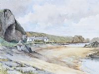 BALLINTOY BAY by Leslie Murdoch at Ross's Online Art Auctions