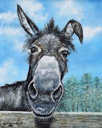 THE WONKEY DONKEY by Andy Saunders at Ross's Online Art Auctions