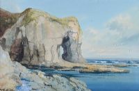 ON THE ANTRIM COAST by Frank Thornley at Ross's Online Art Auctions