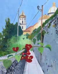 IN AMALFI by Silvia Stone at Ross's Online Art Auctions