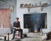 PEELING SPUDS by Billy Thompson at Ross's Online Art Auctions