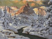 SUNLIGHT ON THE SNOW by Hungarian School at Ross's Online Art Auctions