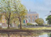 CANAL AT MESPIL ROAD by J.L. Cullen at Ross's Online Art Auctions