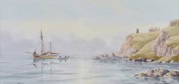 BLACKHEAD, COUNTY ANTRIM by Hamilton Sloan at Ross's Online Art Auctions