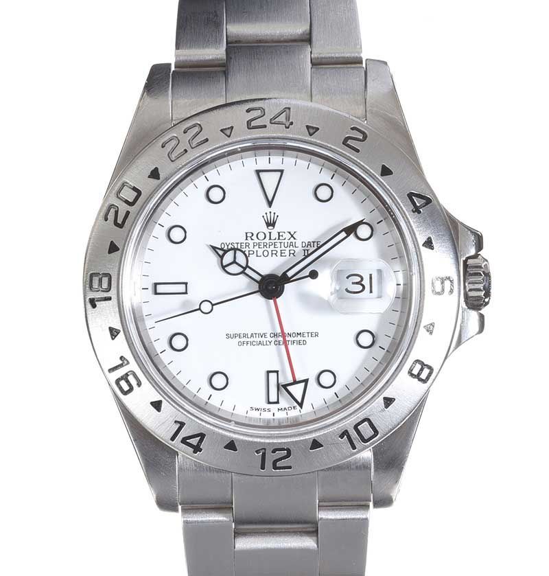 Rolex Explorer Ii Stainless Steel Gent S Wrist Watch