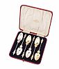 CASED SET OF SILVER APOSTLE SPOONS at Ross's Online Art Auctions