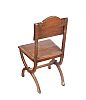 VICTORIAN OAK HALL CHAIR at Ross's Online Art Auctions