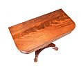 WILLIAM IV MAHOGANY TURNOVER LEAF TEA TABLE at Ross's Online Art Auctions