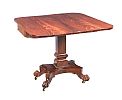 WILLIAM IV MAHOGANY TURNOVER LEAF TEA TABLE at Ross's Online Art Auctions