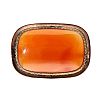 ROSE GOLD-TONE CARNELIAN BROOCH at Ross's Online Art Auctions