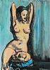 FEMALE NUDE STUDY by Mary Scannell at Ross's Online Art Auctions