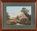 FARM HOUSE BY THE STONE BRIDGE by Wendy Reeves at Ross's Online Art Auctions