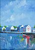 RAMELTON BUILDINGS , DONEGAL by Sean Lorinyenko at Ross's Online Art Auctions